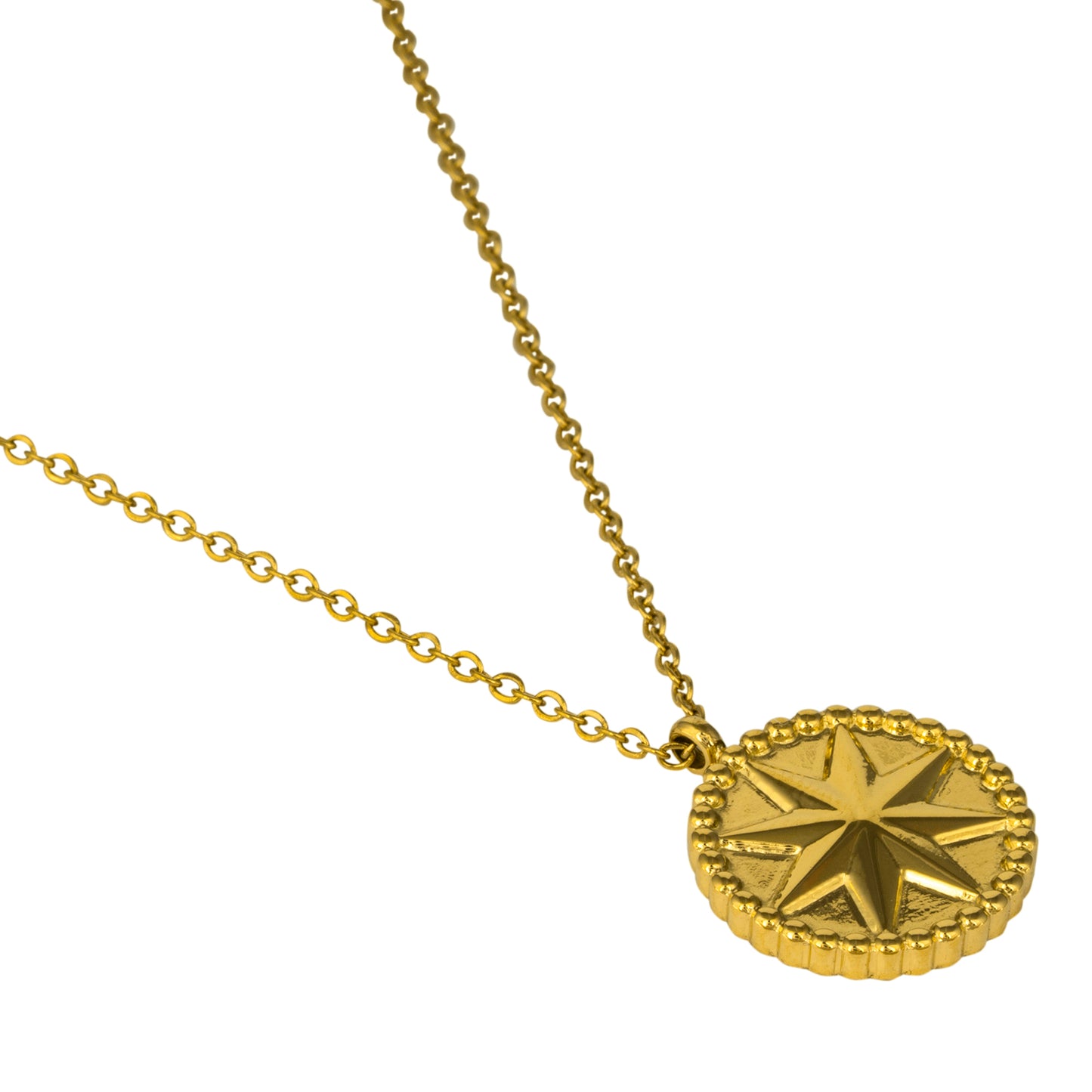 Polar Star Golden Pendant