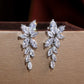 White Beauty Dangler Earrings