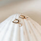 Little Dew Drops CZ Huggies Earrings