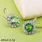 Apple Green Dangler Earrings
