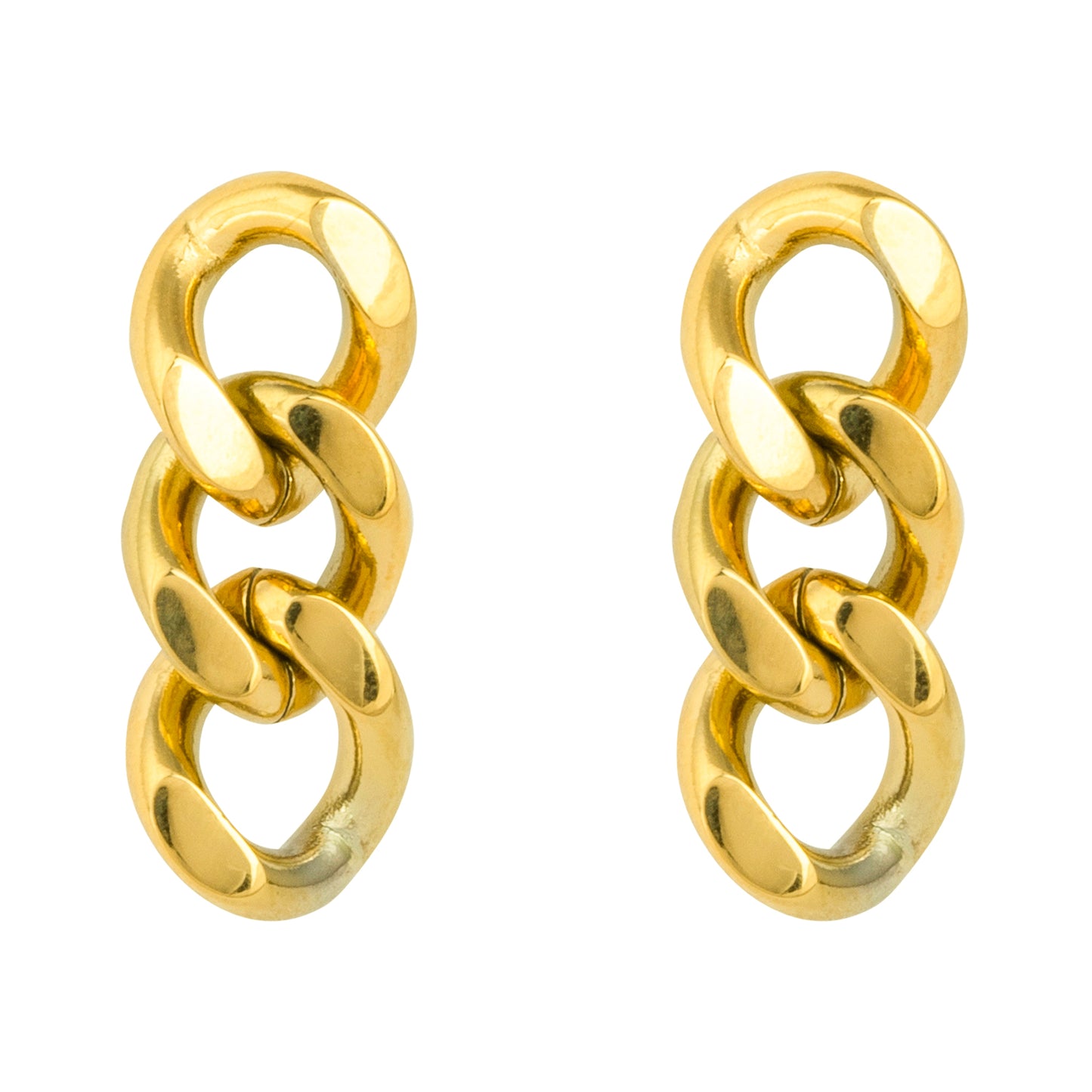 Cuban Chain Earrings