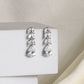 White CZ Dangler Earrings