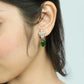 Emerald Green CZ Drop Earrings