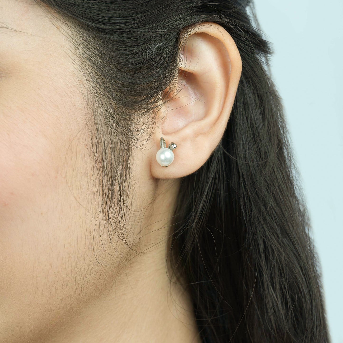 Bunny at Party Stud Earrings