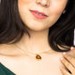 Drop Shape Pendant with a Star