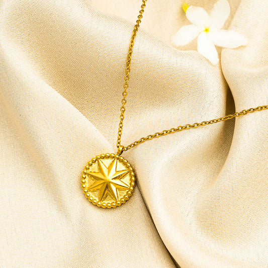 Polar Star Golden Pendant