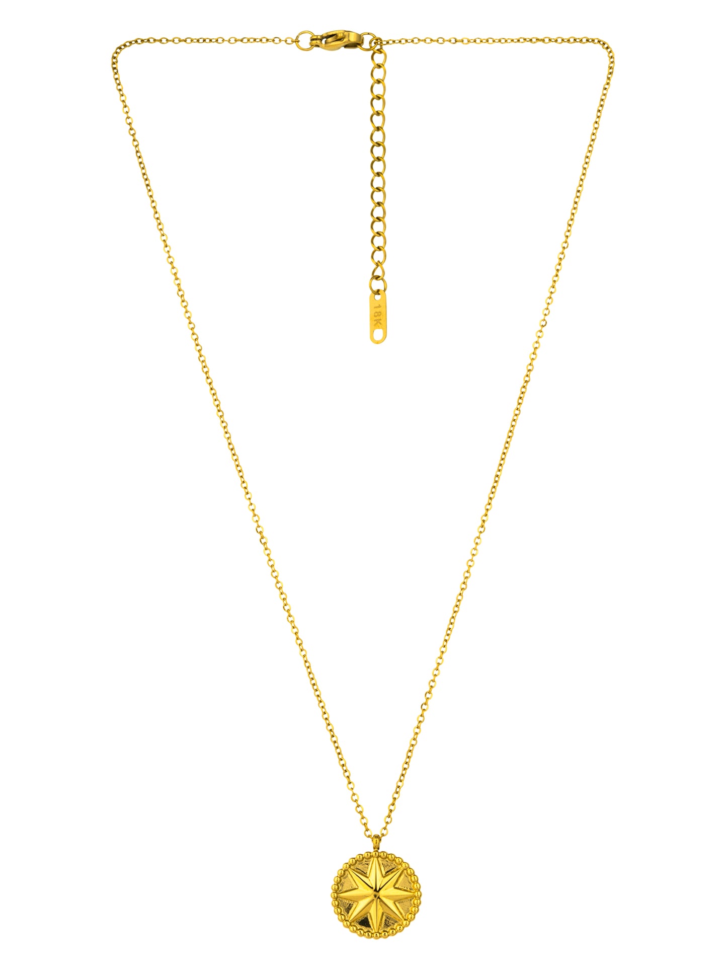 Polar Star Golden Pendant Set