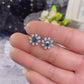 Deep Blue Ocean Stud Earrings