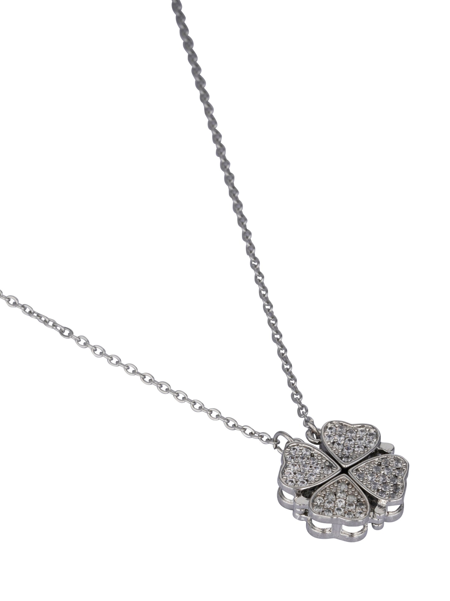 Silver Four Leaf Clover Pendant