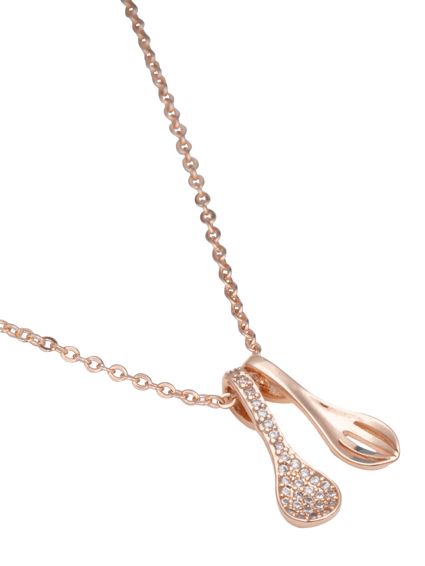 Foodie Spoon and Fork Pendant