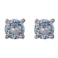 925 Sterling Silver Round Stud Earrings