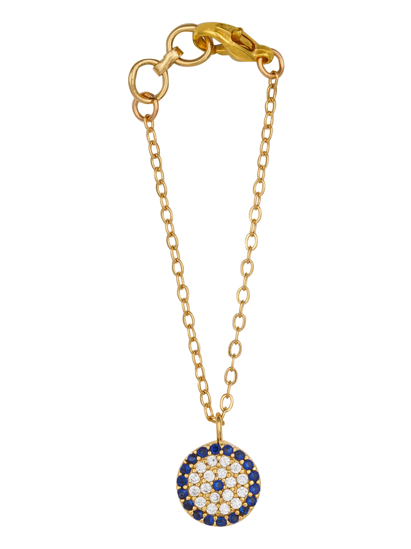 Evil Eye Watch Charm - Gold