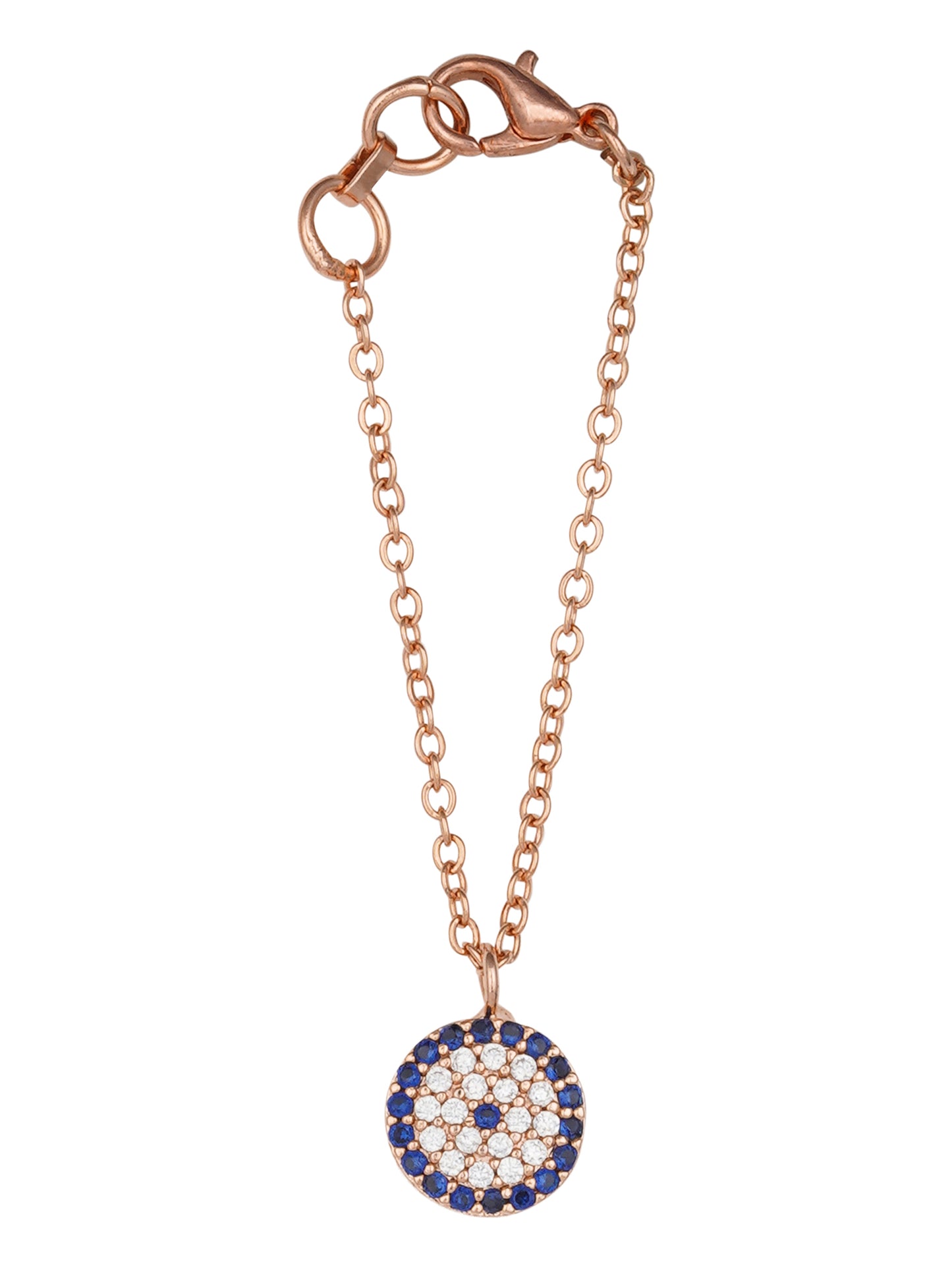 Evil Eye Watch Charm - Rose Gold