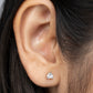 925 Sterling Silver Heart Shape Studs Combo 6mm and 4mm