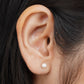 925 Sterling Silver Pearl Studs Combo 6mm and 4mm