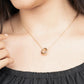 CZ Stone Studded Ring Pendant