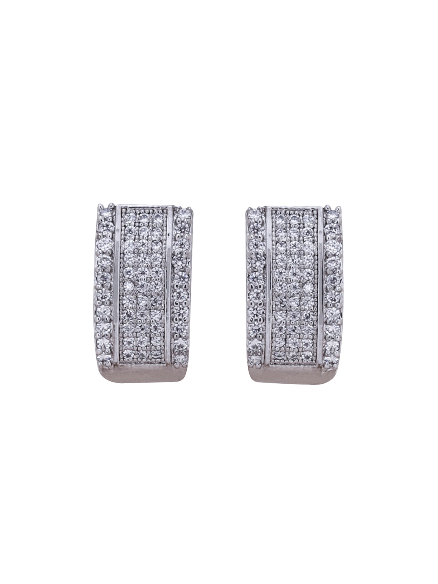 Shining CZ Earrings (Silver)